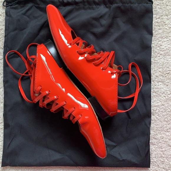 Givenchy patent leather lace up ballerinas - Picture 2 of 13